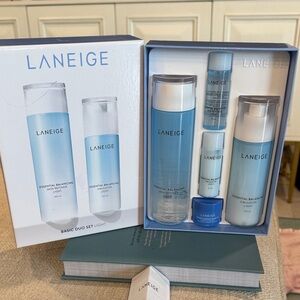 LANEIGE Essential Balancing Skincare Set - Full Size and Travel Size